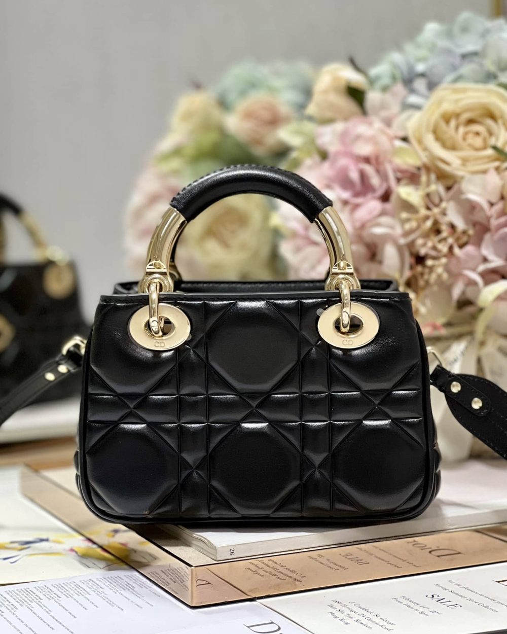 1:1 Replica The Lady 95.22 Bag Black/White/Grey/Green For Women 7.5in/ 19cm