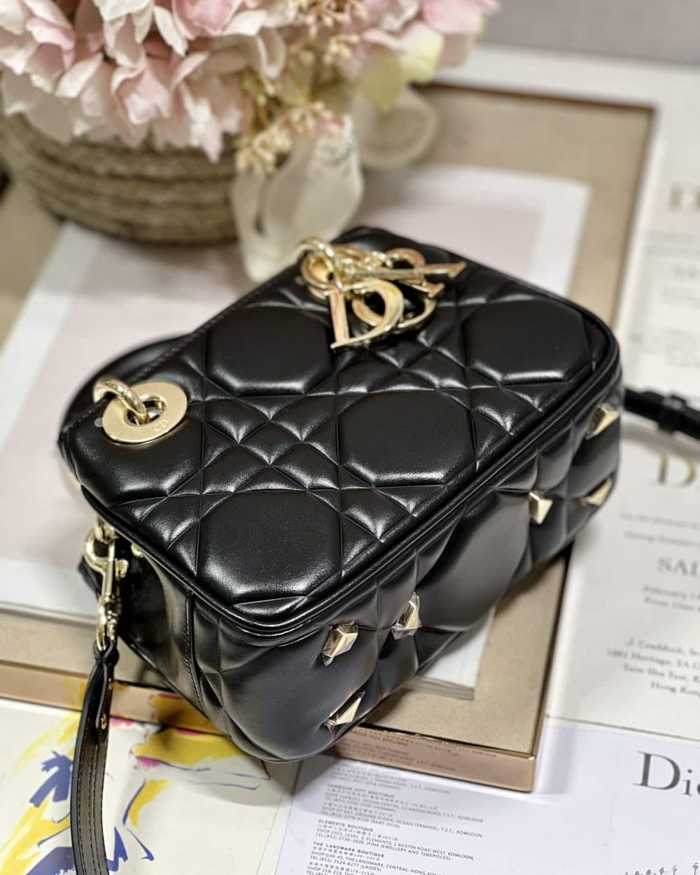 1:1 Replica The Lady 95.22 Bag Black/White/Grey/Green For Women 7.5in/ 19cm