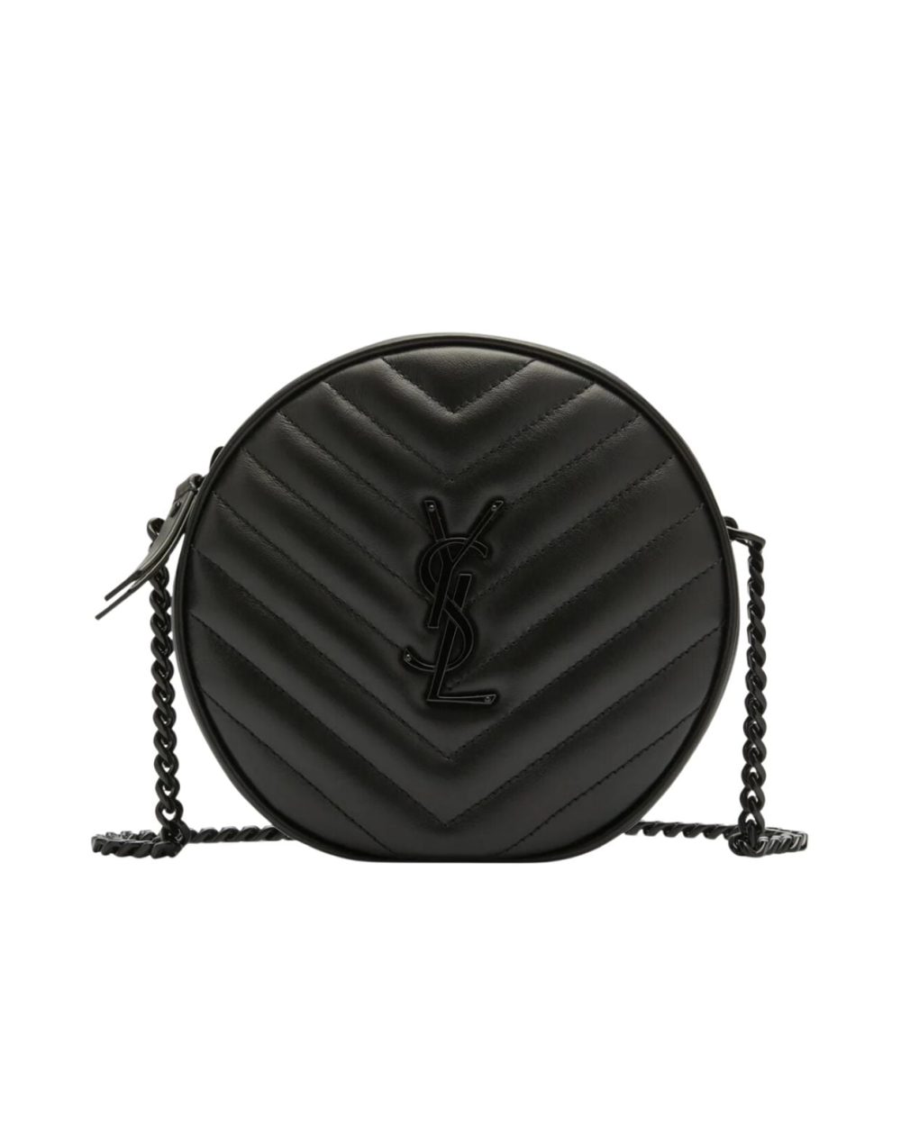 [REP 1:1] Vinyle Round Camera Crossbody Bag Black For Women NMS21_V4HJ4