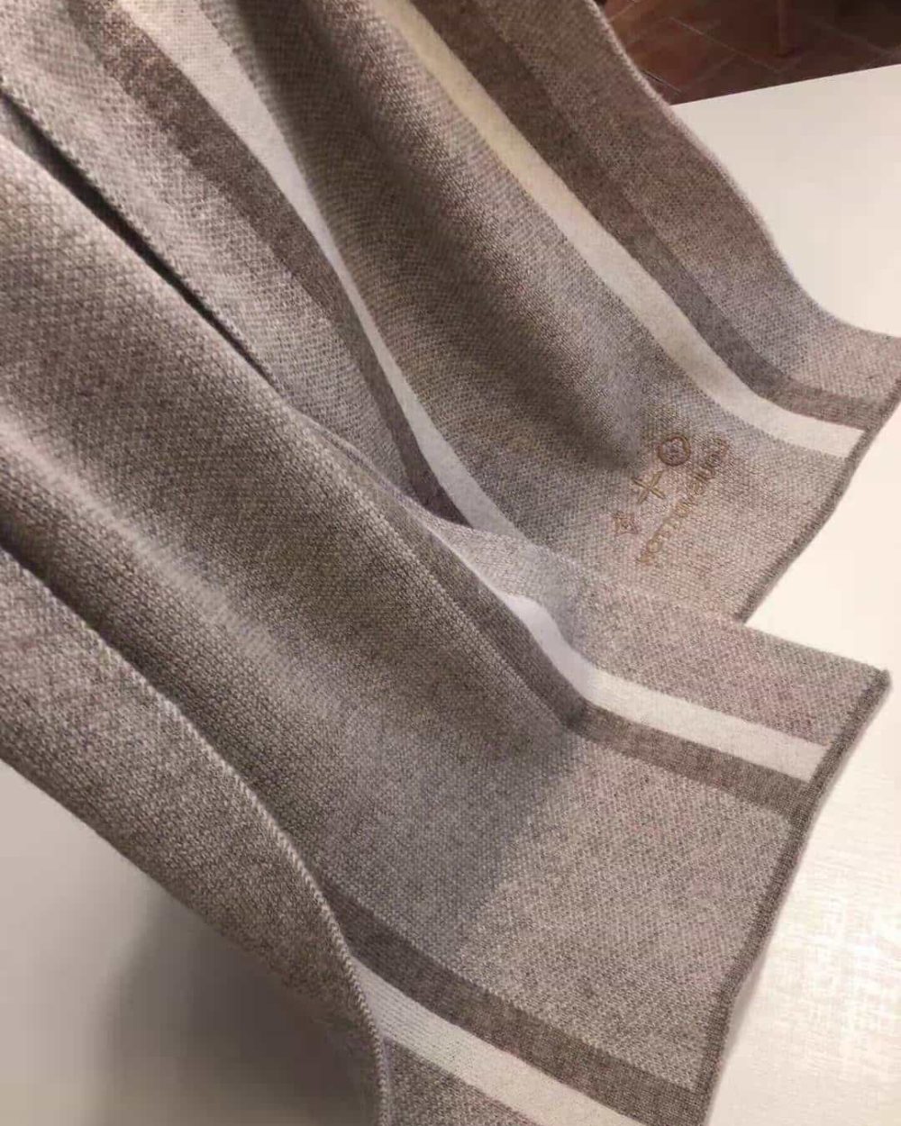 Woolen Scarf Light Grey For Women 