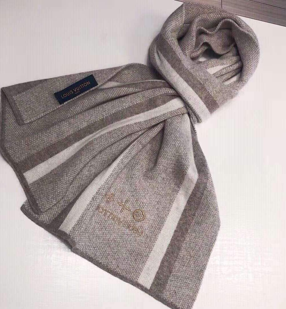 Woolen Scarf Light Grey For Women 