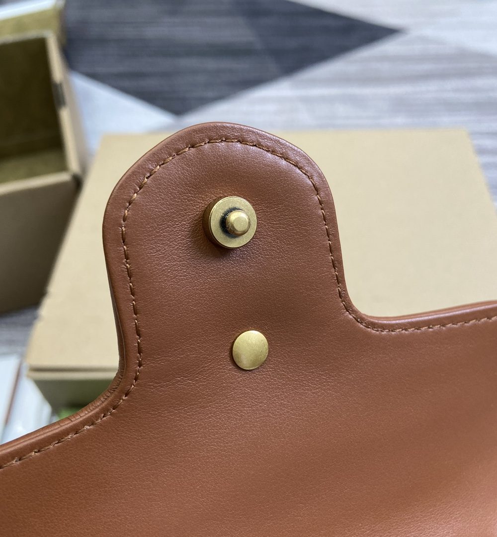 1:1 Replica GG SUPER MINI SHOULDER BAG Pale blue and brown canvas For Women 783141 FADAT 4941