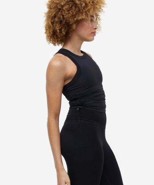 Drawstring-detail Sports Tank Top