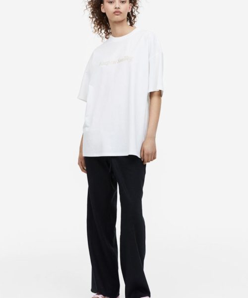 Oversized Motif T-shirt