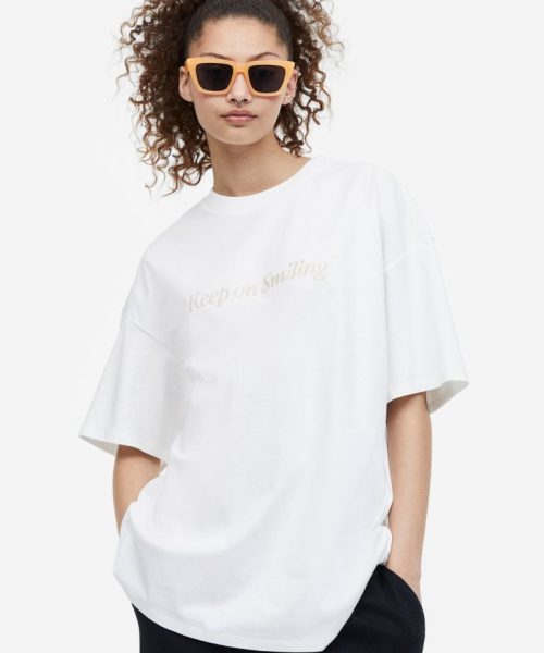 Oversized Motif T-shirt