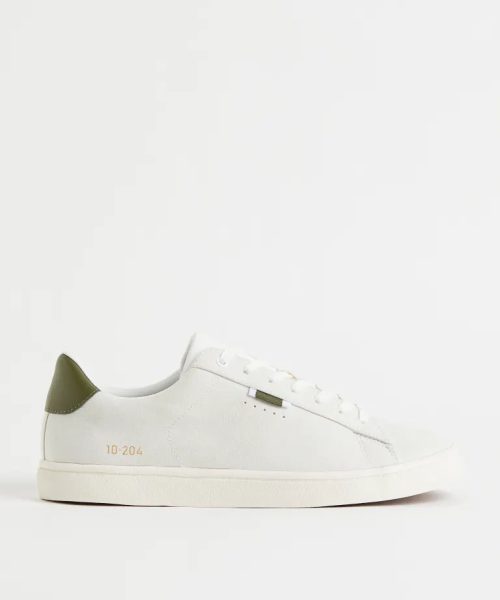 Faux Leather Sneakers