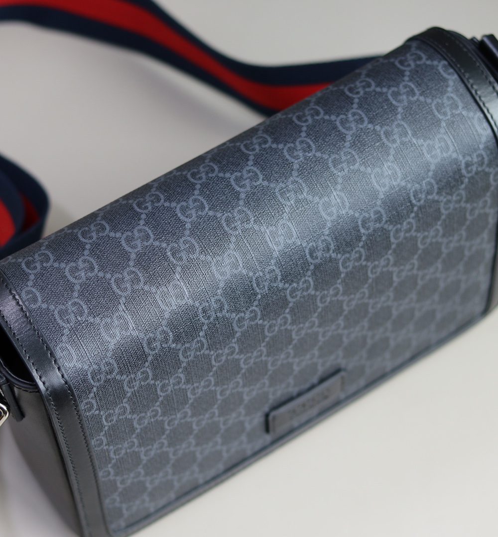 1:1 Replica GG CROSSBODY BAG P GG black Supreme canvas Exclusive For Women 771167 K5RLN 1095