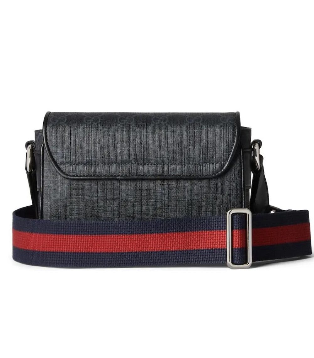 1:1 Replica GG SUPER MINI BAG P Black GG Supreme canvas Exclusive For Men 791741 FADJA 1042