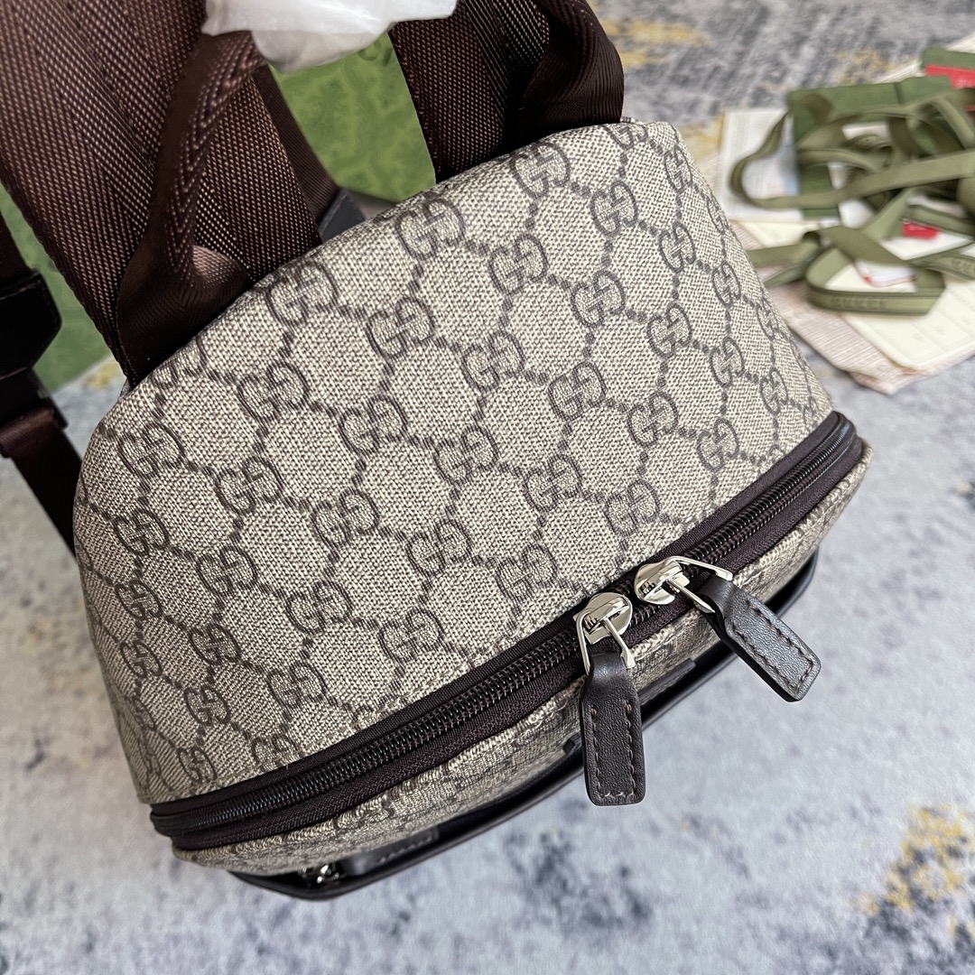 1:1 Replica GUCCI CHILDRENS BACKPACK P Beige and ebony GG Supreme canvas Exclusive For CHILDRENS 782708 FAC4E 9771 - Image 5