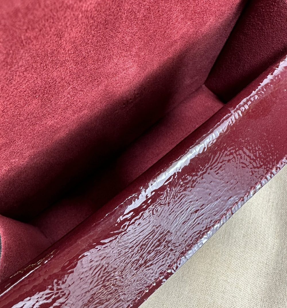 1:1 Replica GUCCI DIONYSUS SUPER MINI BAG P Red patent leather Exclusive For Women 795368 0AAA8 6207