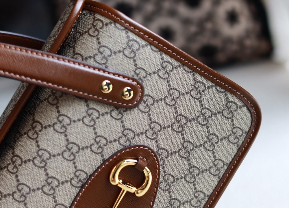 1:1 Replica GUCCI HORSEBIT 1955 Brown Exclusive For Women