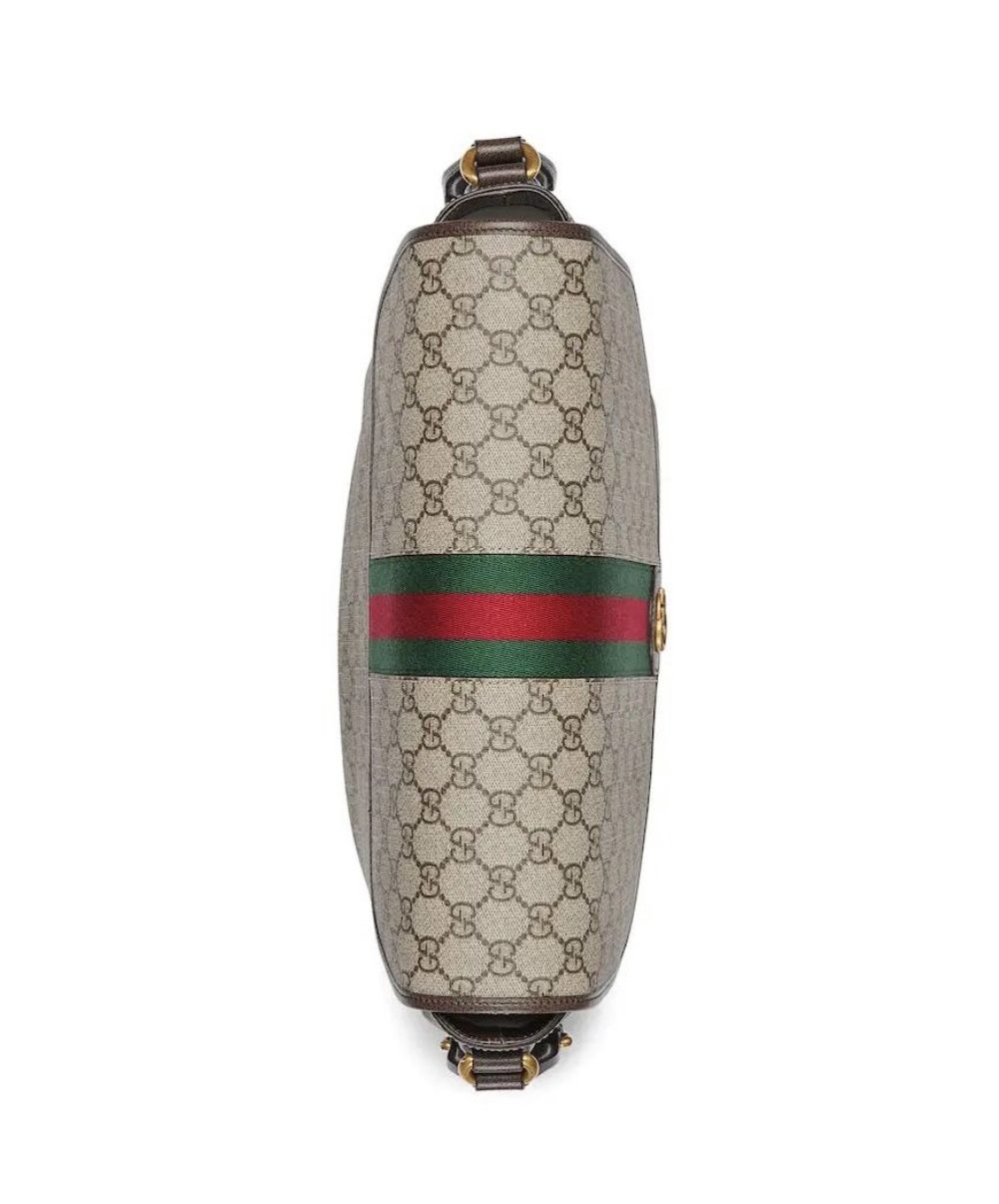 1:1 Replica GUCCI OPHIDIA GG LARGE CROSSBODY BAG P Beige and ebony GG Supreme canvas Exclusive For Women 792119 FACJQ 9741