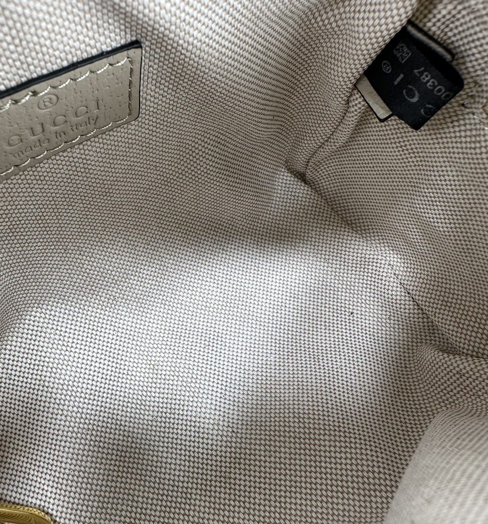 1:1 Replica GUCCI OPHIDIA SUPER MINI BAG P Beige and oatmeal GG Supreme canvas Exclusive For Women ‎781490 UULAG 9643