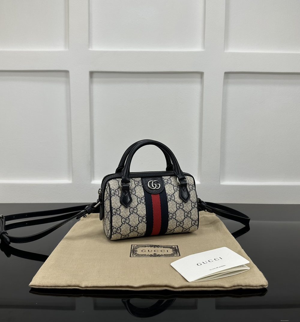 replica gucci ophidia super mini bag p black