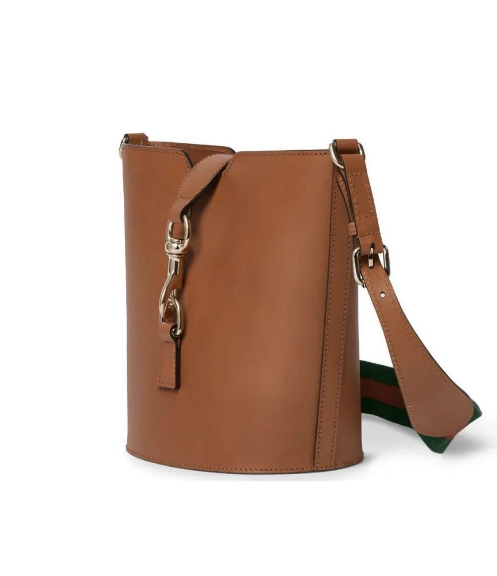 1:1 Replica GG MINI BUCKET SHOULDER BAG P Brown leather Exclusive For Women 782908 AABHE 2141