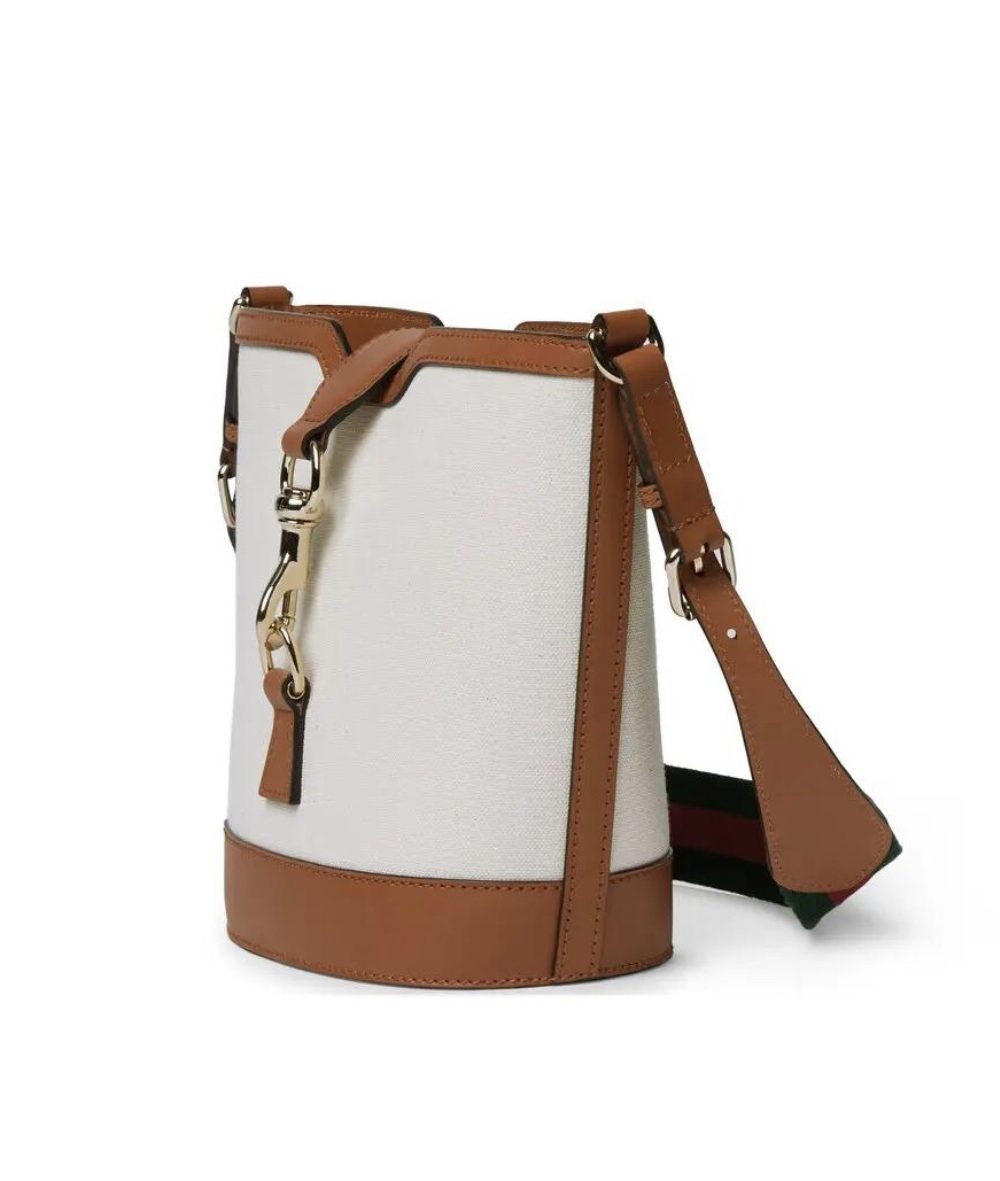 1:1 Replica GG MINI BUCKET SHOULDER BAG P Natural canvas Exclusive For Women 782908 FADGF 9041