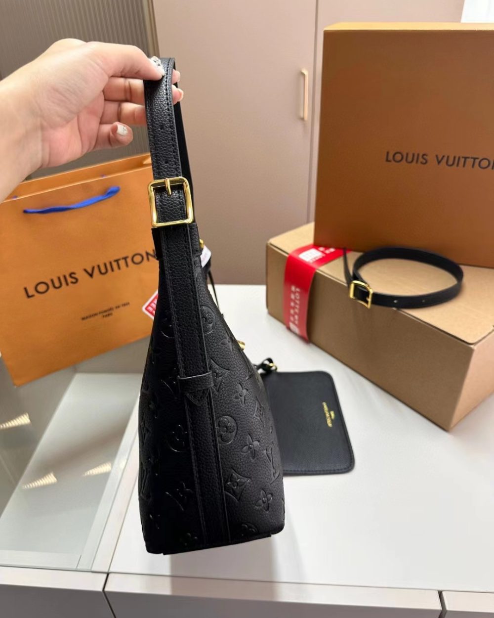 Louis Vuitton LV slouchy bag monogram empreinte Luxury bag for Women M46610