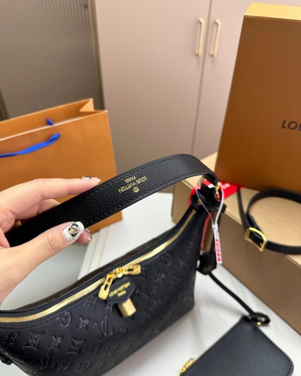 Louis Vuitton LV slouchy bag monogram empreinte Luxury bag for Women M46610