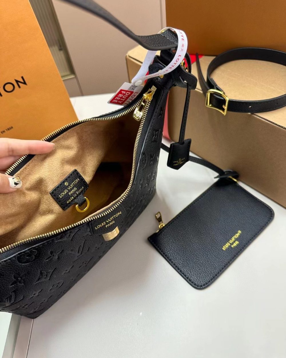 Louis Vuitton LV slouchy bag monogram empreinte Luxury bag for Women M46610