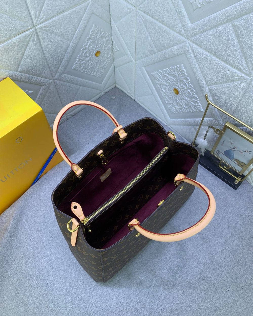 1:1 Replica Louis Vuitton LV Montaigne GM Monogram Canvas Luxury Bag For Women M41067 - 13in/33cm