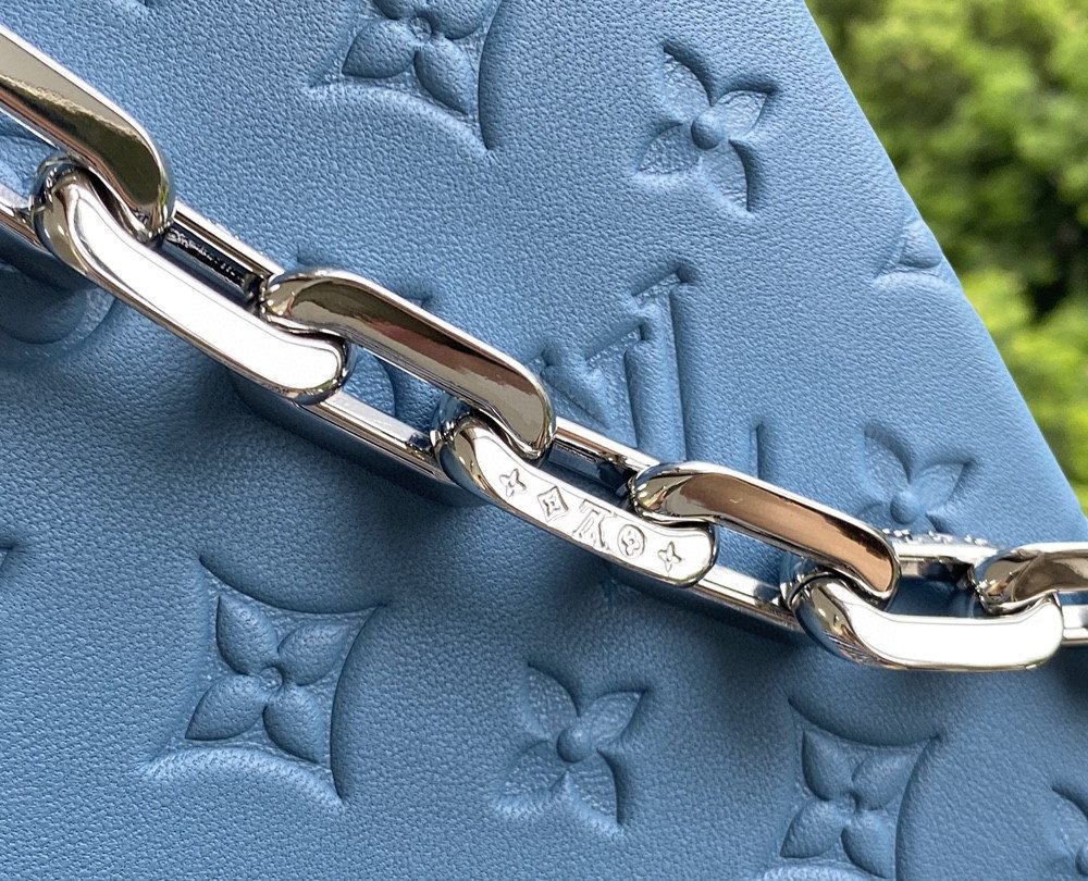 1:1 Replica Louis Vuitton Coussin PM Blue M57791 Luxury Bag For Women -  26cm