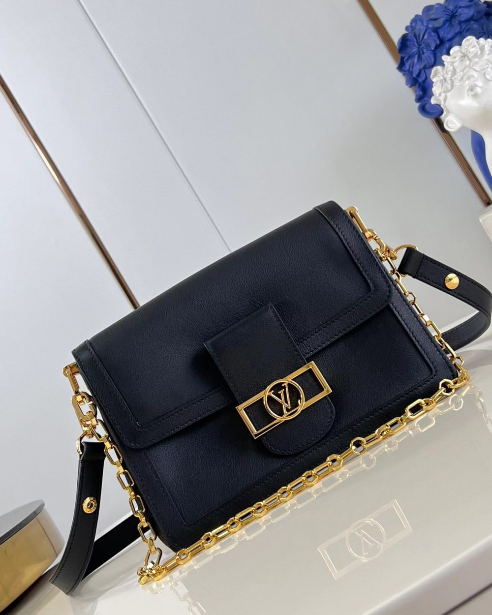 1:1 Replica Louis Vuitton LV Dauphine Soft MM H27 Luxury Bag For Women M25209 - 24cm