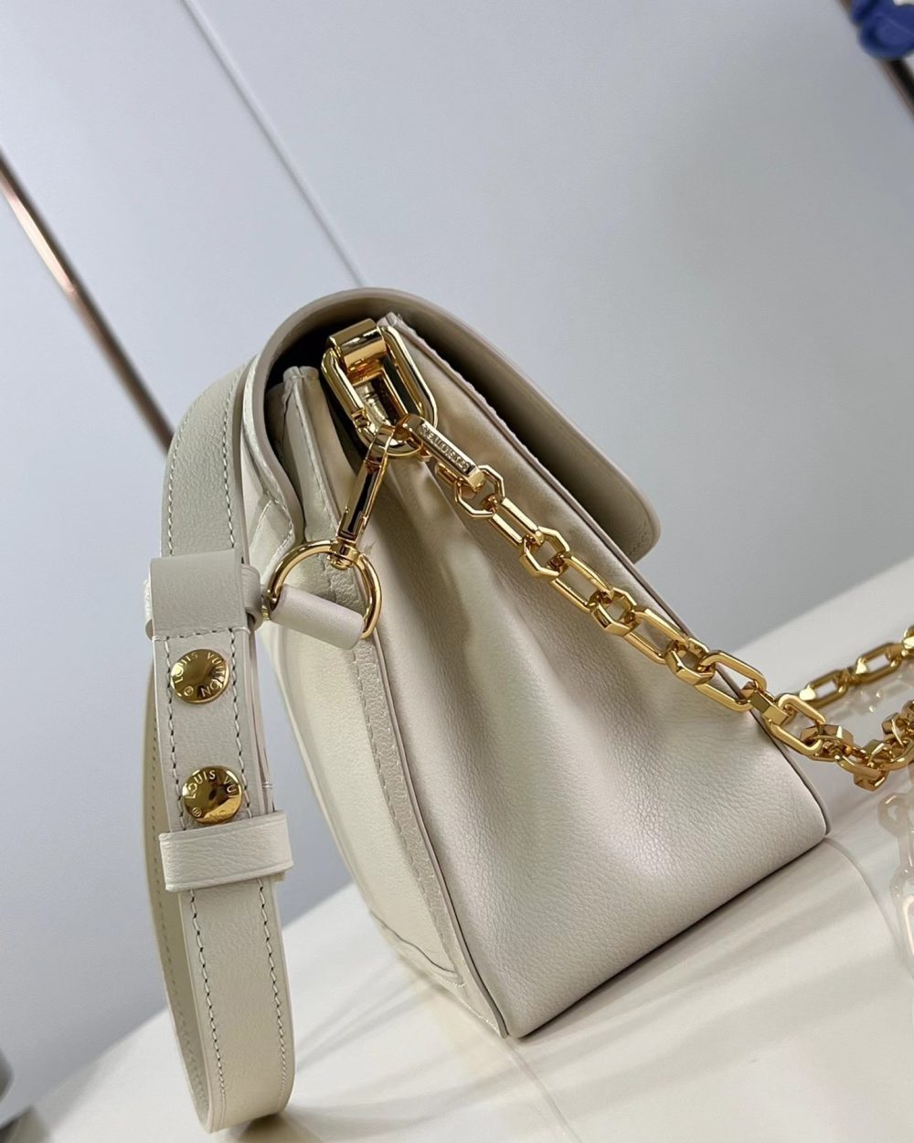 1:1 Replica Louis Vuitton LV Dauphine Soft MM H27 Luxury Bag For Women M25050 - 24cm