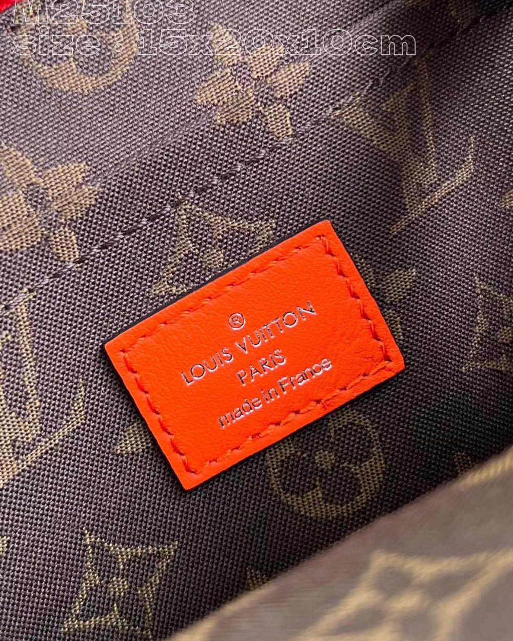 1:1 Replica Louis Vuitton LV Alma Backpack Epi Luxury Bag For Women M25104 - 20cm