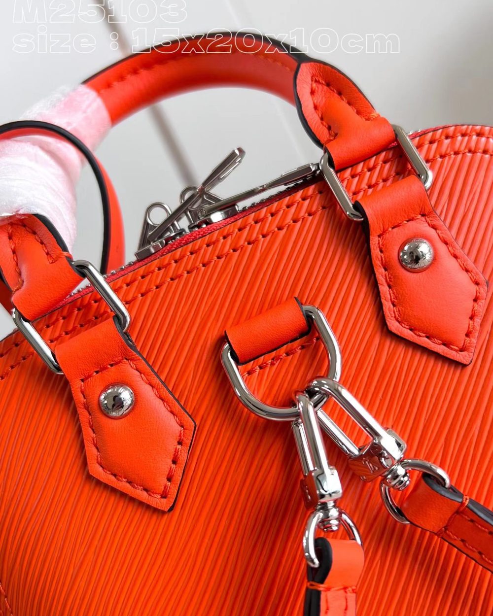 1:1 Replica Louis Vuitton LV Alma Backpack Epi Luxury Bag For Women M25104 - 20cm