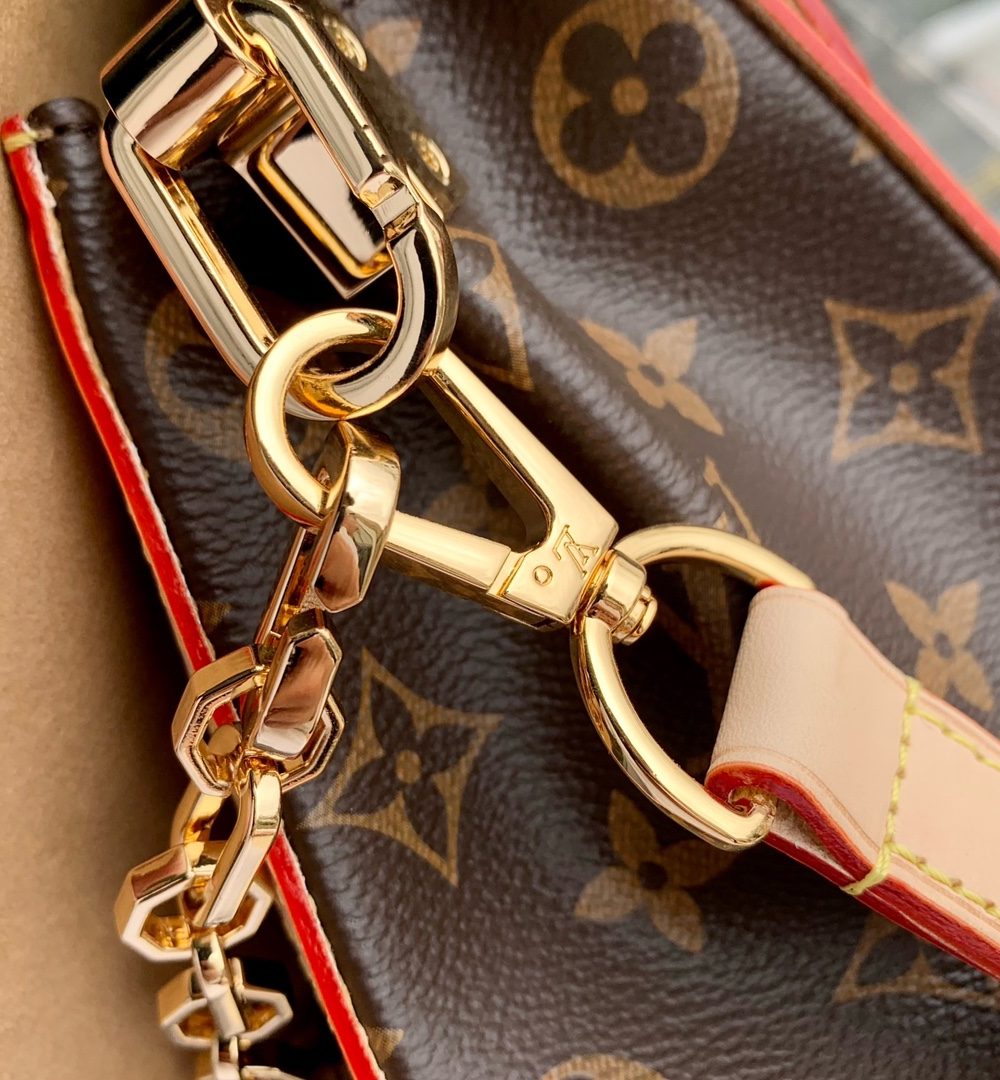 1:1 Replica Louis Vuitton LV Dauphine Soft GM Monogram Luxury Bag For Women M47149 - 28cm