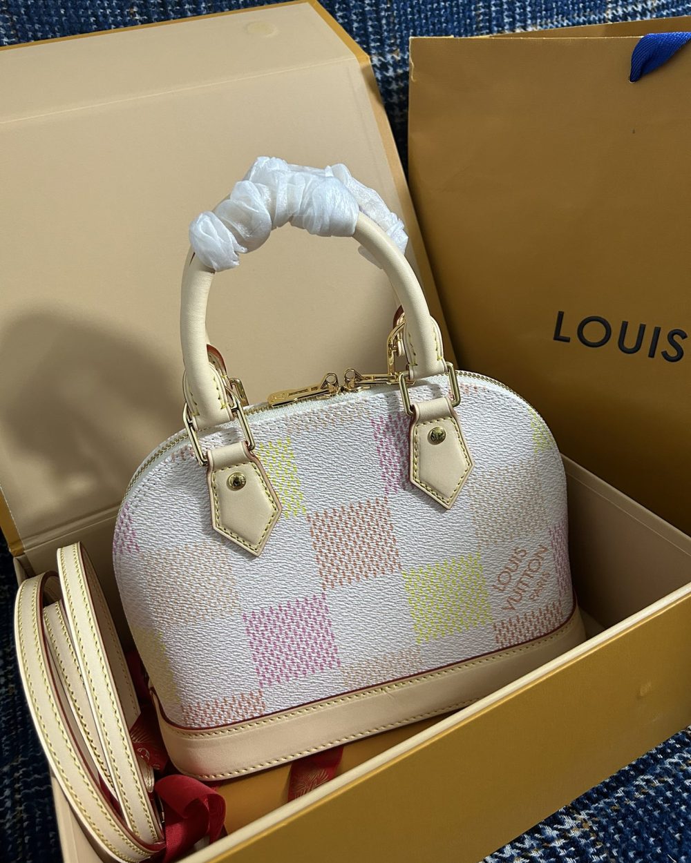 1:1 Replica Louis Vuitton LV Alma BB D15 Luxury Bag For Women N40516 - 23.5cm