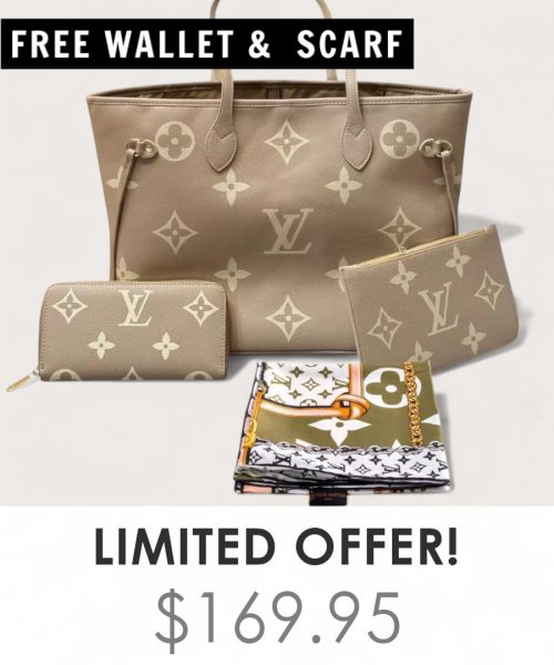 Big Bag + Gifts (FREE LV Wallet & FREE LV Scarf)