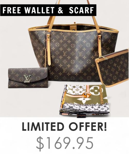 Big Bag + Gifts (FREE LV Wallet & FREE LV Scarf)
