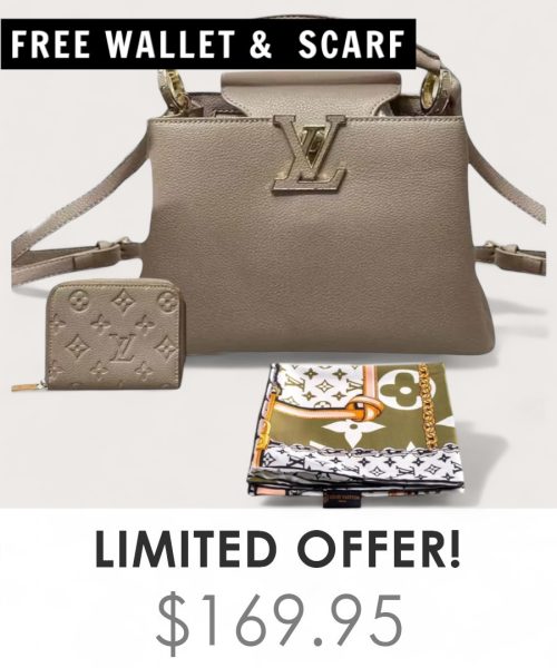 Big Bag + Gifts (FREE LV Wallet & FREE LV Scarf)