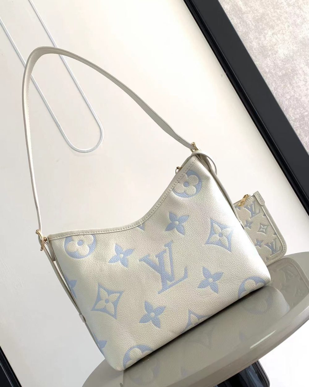 [REP 1:1] Louis Vuitton Carryall PM Monogram empreinte Unique Bag For Women M46288 M46203 B - 29cm