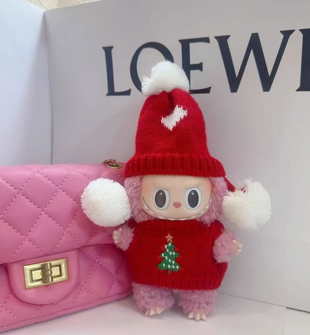 Christmas Labubu Bag Charm