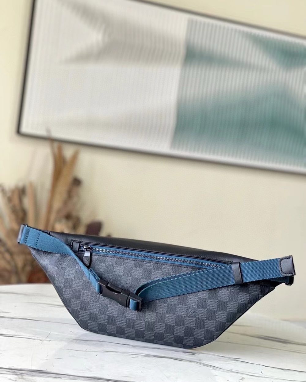 [REP 1:1] Louis Vuitton Damier Graphite Discovery Bumbag Unique Bag For Unisex N40187 - 47cm