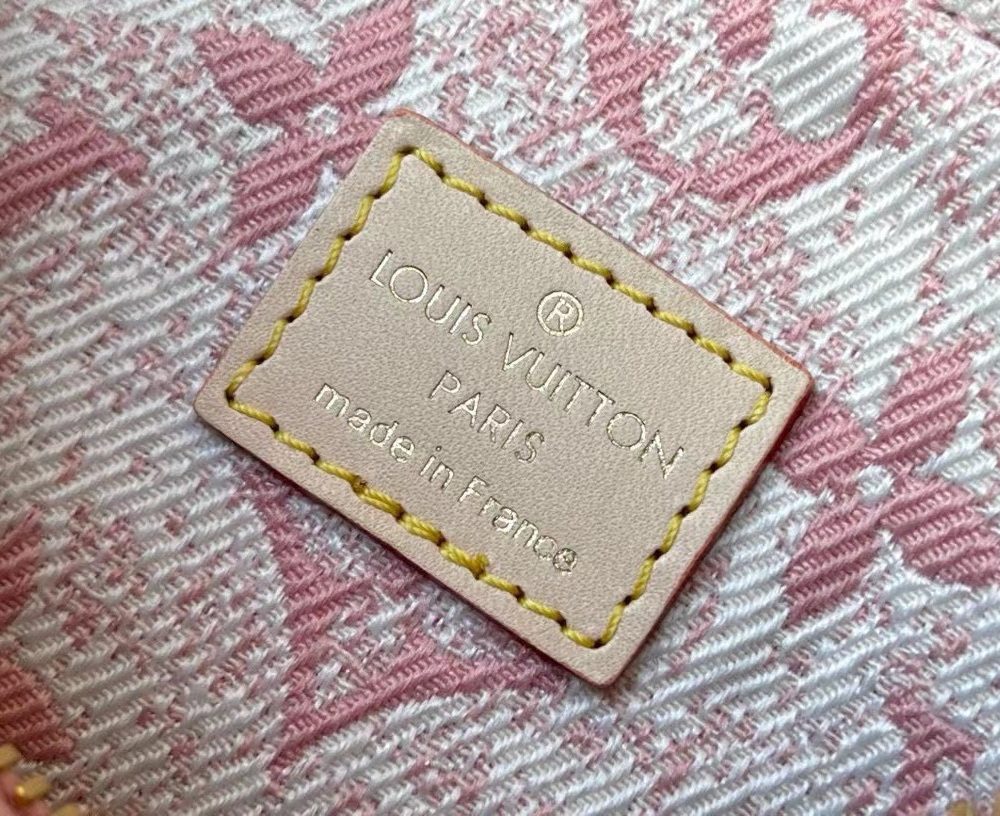 [REP 1:1] Louis Vuitton Nano Speedy Monogram Jacquard Denim Pink Unique Bag For Women M81213 - 16cm