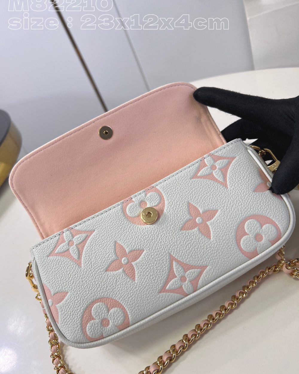 [REP 1:1] Louis Vuitton Wallet on Chain ivy monogram empreinte Unique Bag For Women M82210 - 23.5cm