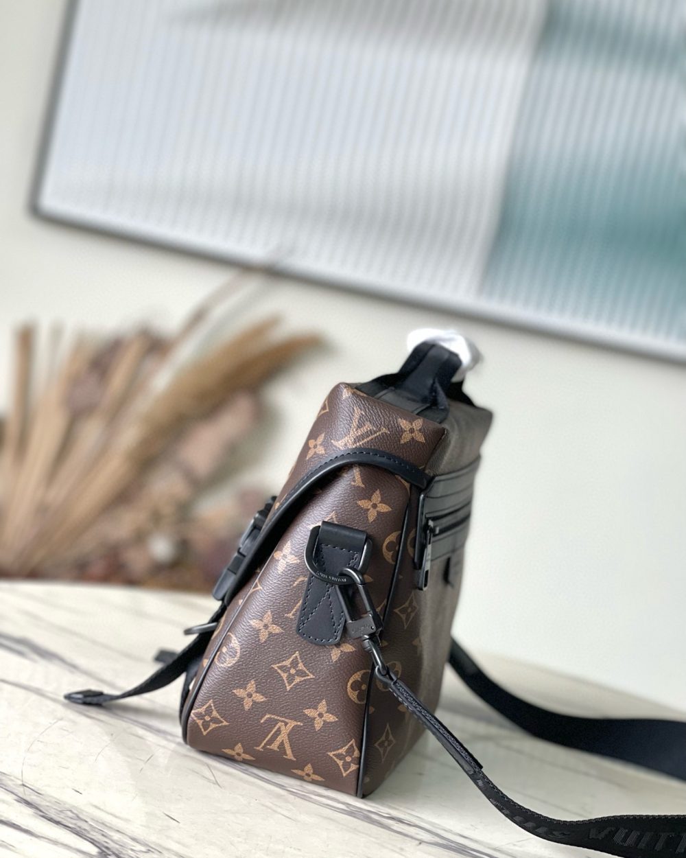 [REP 1:1] Louis Vuitton LV Trail Messenger Monogram Macassar nvprod5060013v/M46972 Unique Bag For Unisex M46972 - 31cm