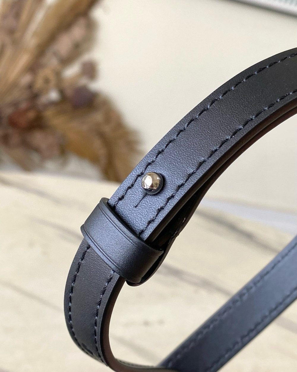 [REP 1:1] Louis Vuitton Nano Steamer Monogram Eclipse Unique Bag For Unisex M82774 - 18cm