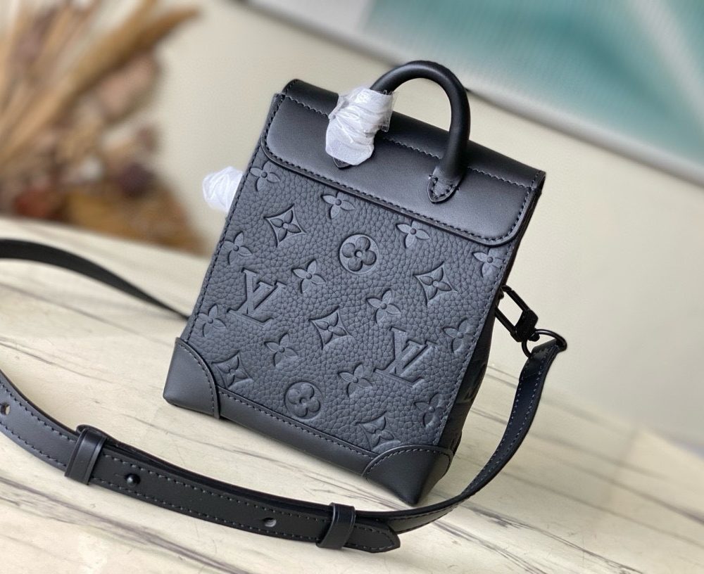 [REP 1:1] Louis Vuitton Nano Steamer Monogram Taurillon Leather LG G90 Unique Bag For Unisex M82772 - 18cm