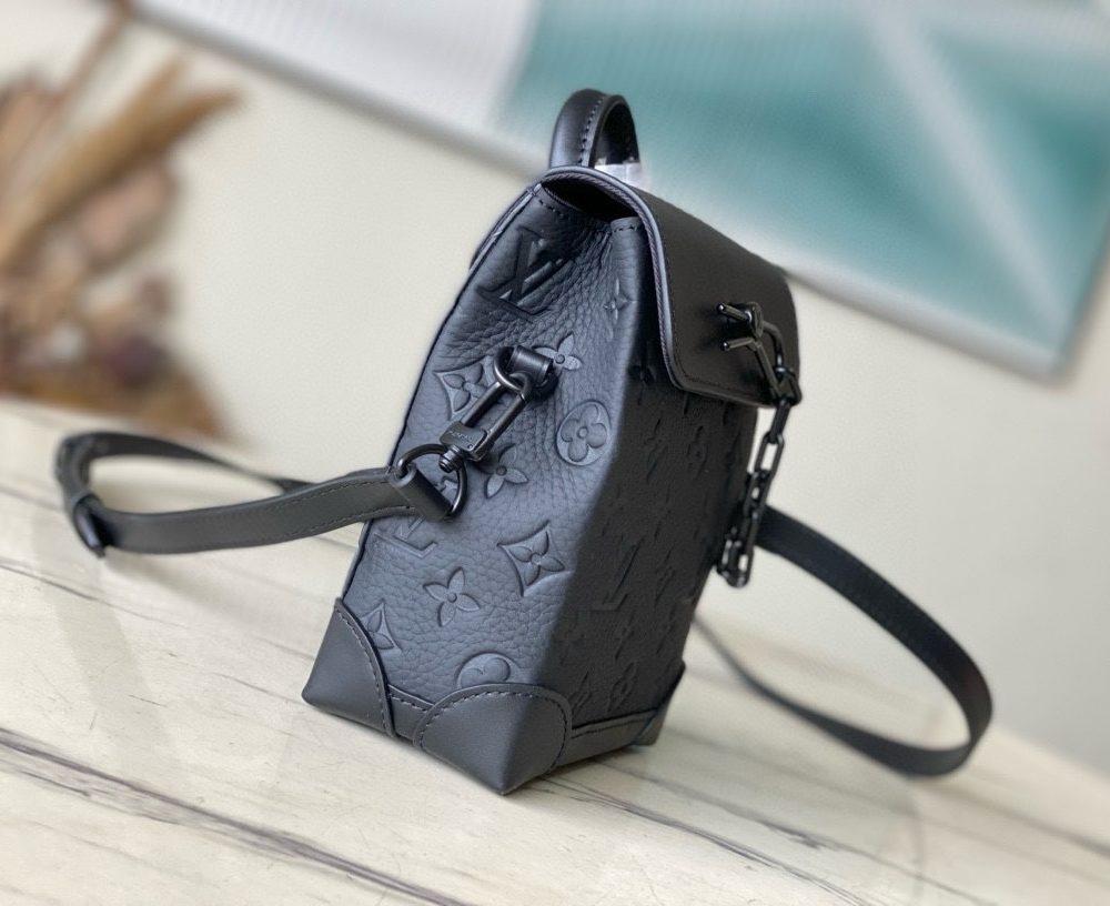 [REP 1:1] Louis Vuitton Nano Steamer Monogram Taurillon Leather LG G90 Unique Bag For Unisex M82772 - 18cm