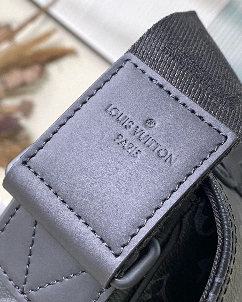 [REP 1:1] Louis Vuitton Monogram Eclipse Montsouris Messenger Unique Bag For Women M46685 4 - 34cm