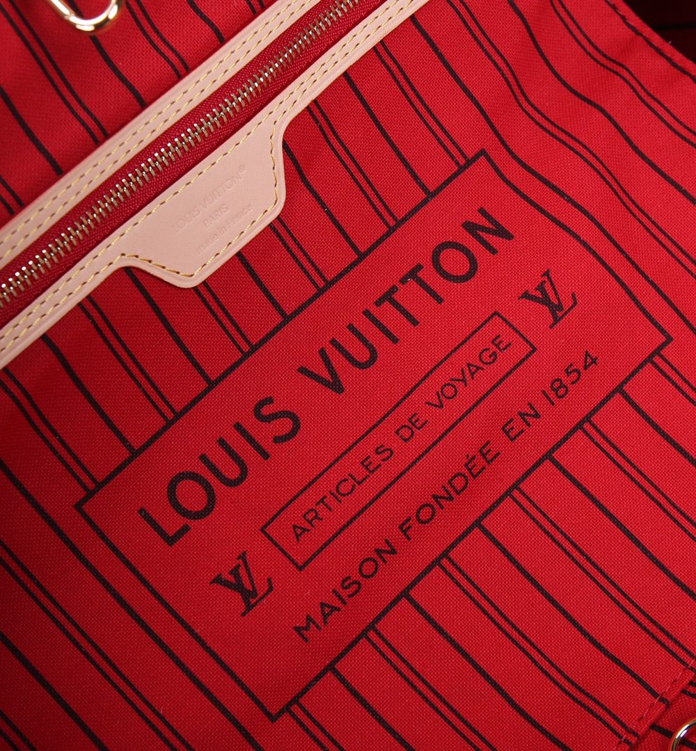 1:1 Replica Louis Vuitton LV Neverfull Bandoulière Inside Out MM Monogram Luxury Women Bag M12708 31cm/ 12.2in