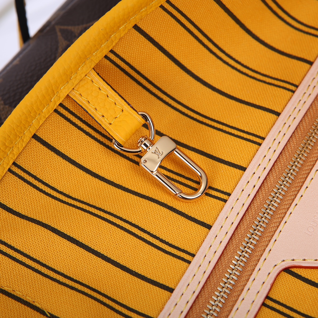 1:1 Replica Louis Vuitton LV Neverfull Bandoulière Inside Out MM Monogram Luxury Women Bag M12779 31cm/ 12.2in - Image 8