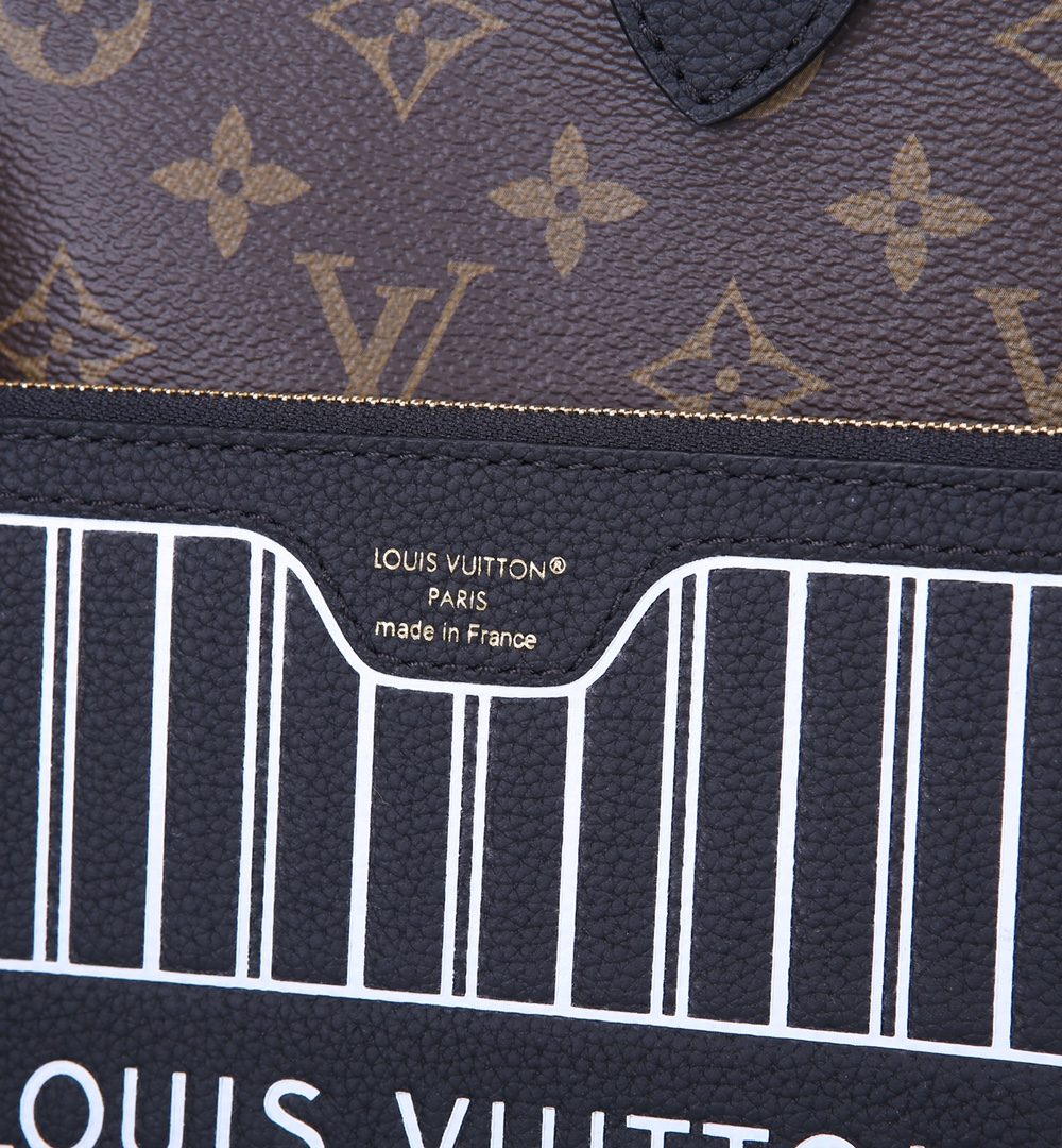 1:1 Replica Louis Vuitton LV Neverfull Inside Out MM Other Leathers Luxury Women Bag M11946 31cm/ 12.2in