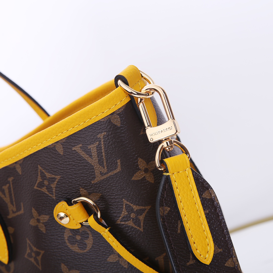 1:1 Replica Louis Vuitton LV Neverfull Bandoulière Inside Out MM Monogram Luxury Women Bag M12779 31cm/ 12.2in - Image 5