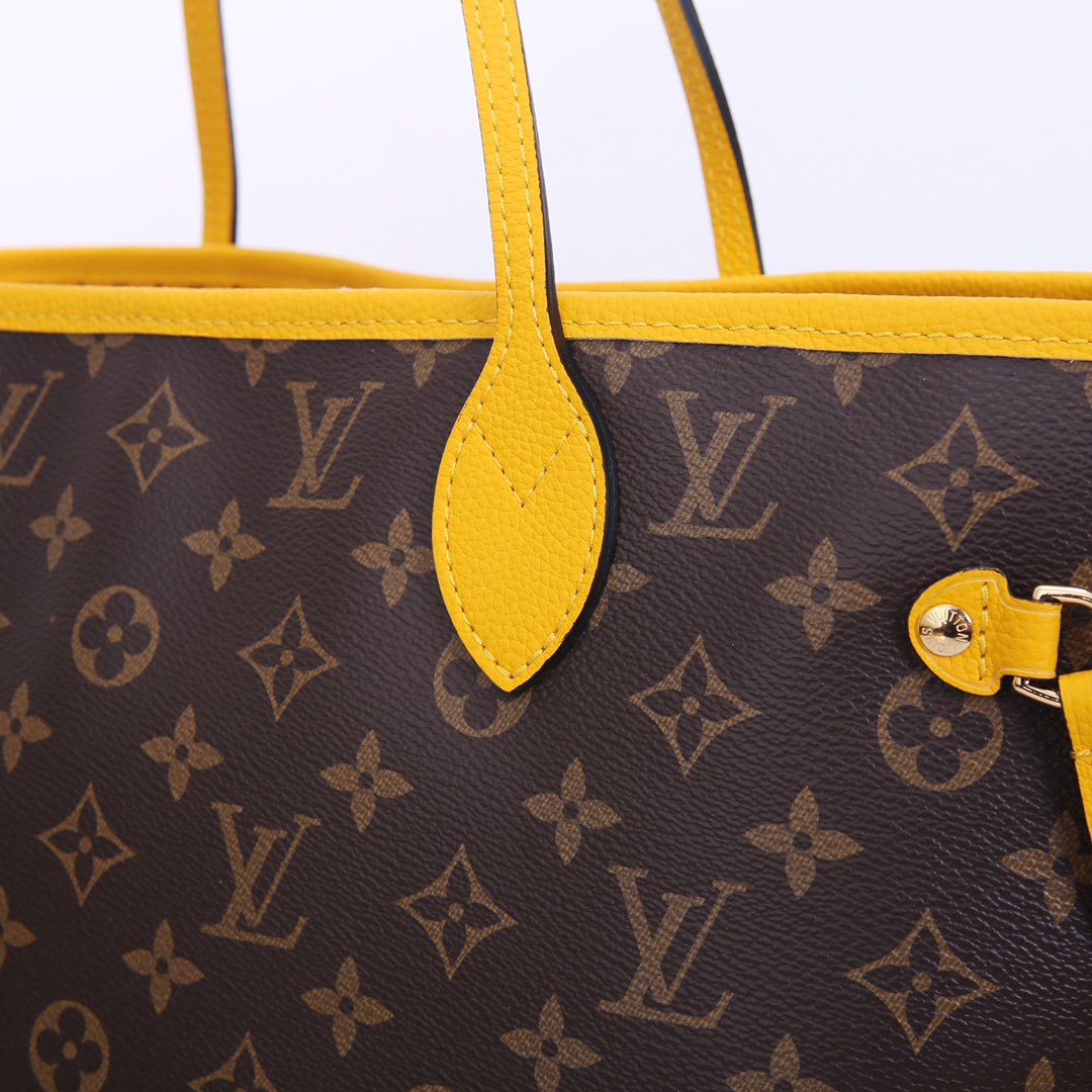 1:1 Replica Louis Vuitton LV Neverfull Bandoulière Inside Out MM Monogram Luxury Women Bag M12779 31cm/ 12.2in - Image 6