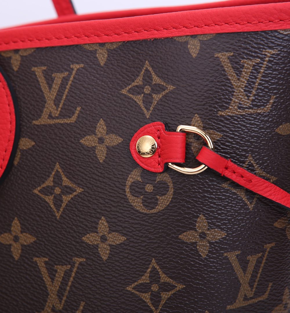 1:1 Replica Louis Vuitton LV Neverfull Bandoulière Inside Out MM Monogram Luxury Women Bag M12708 31cm/ 12.2in